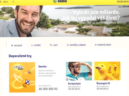 Sazka.cz mobil live sázky